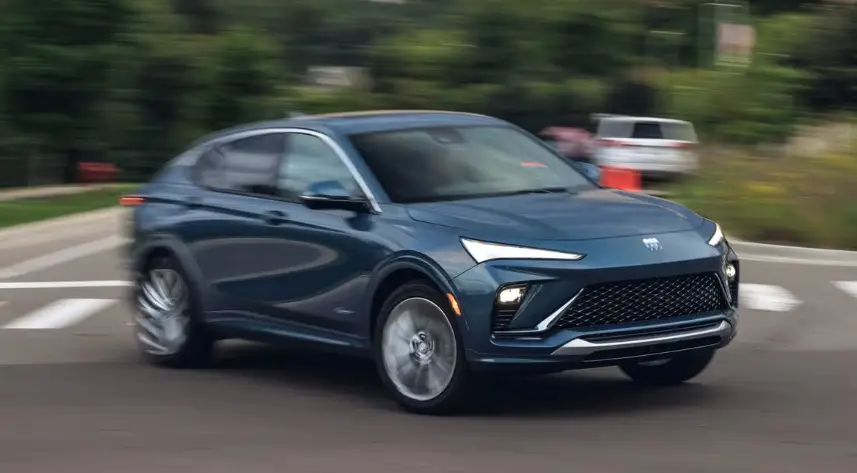 2025 Buick Envista: Stylish Crossover SUV Under $30K 2025 Buick Envista in motion — sleek and affordable SUV under $30,000